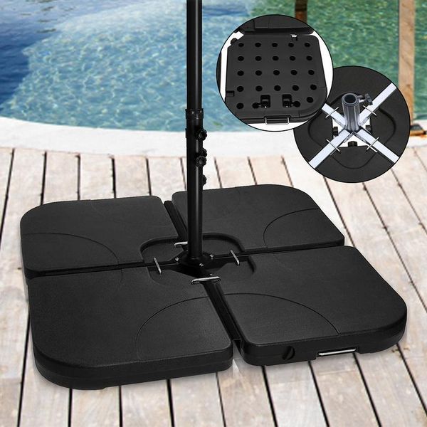 Jopassy Supporto Per Ombrellone Riempibile Supporto Nero Supporto Per Ombrellone Supporti Per Ombrelloni Fino A 80 Kg-image