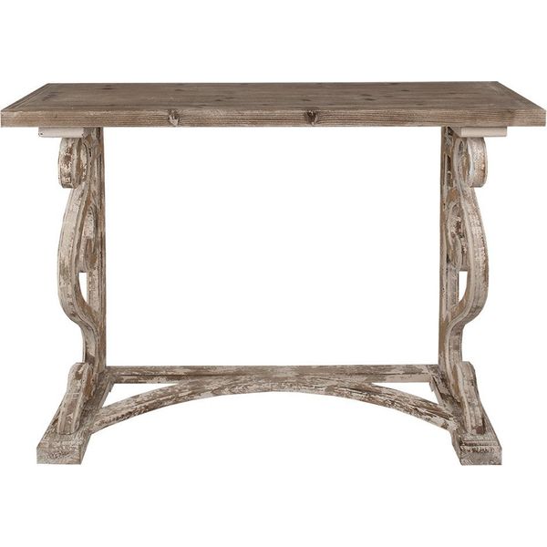 Tavolino Clayre & Eef 125X39X92 Cm In Legno Marrone-image