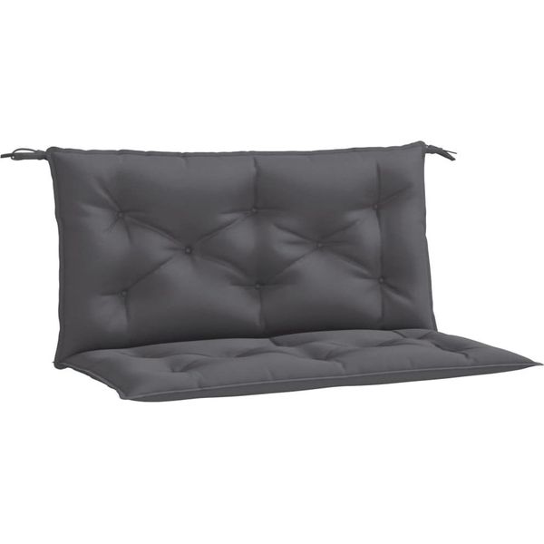 Vidaxl Cuscini Per Panca Da Giardino 2 Pz. Antracite 100X50X7 Cm Tessuto Oxford-image