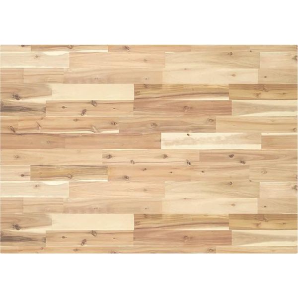 Vidaxl Piano Del Tavolo Rettangolare 80X70X4 Cm In Legno Massiccio Di Acacia-image