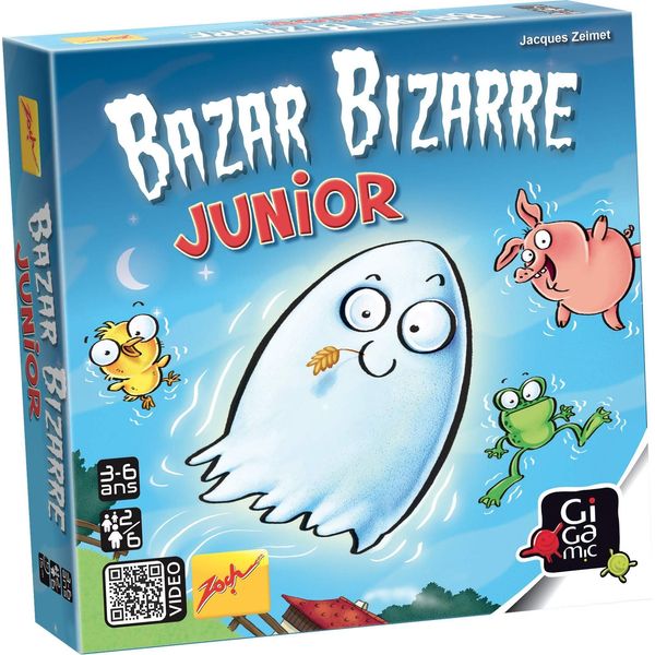 Gigamic - Gioco Di Osservazione Della Velocità A Partire Da 3 Anni - Bazar Bizarre Junior, Zobaj, Blu-image