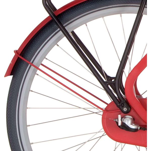 Cortina Fender Rod Posteriore 28 Comune Rosso Vero Opaco-image