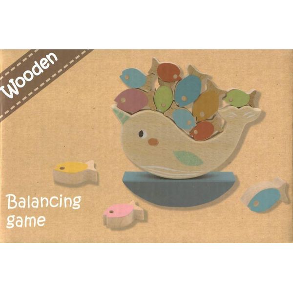 Gioco Di Equilibrio In Legno Simply Dolphin - Giocattolo Educativo Per Bambini-image