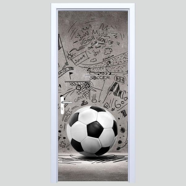 Adesivo Per Porte In Tessuto Da Calcio 441PD-image