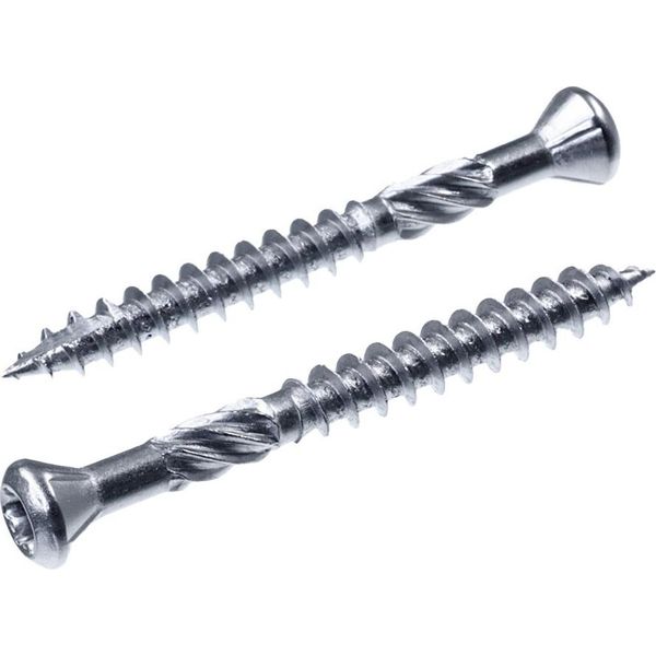 Seccaro Vite Per Decking Testa Decorativa 4,5 X 40 Mm, Acciaio Inox A2, Vite Per Legno Con Punta E Intaglio, Tx / Cava Esalobata, 200 Pezzi-image