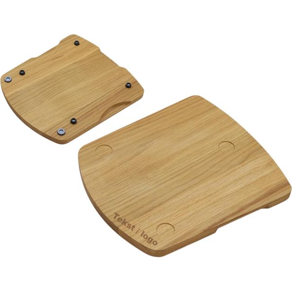 Il Letto In Legno Di Rovere Per Thermomix TM5 TM6, Oliato + Incisione-image
