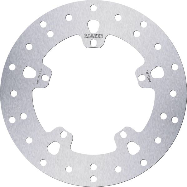 Disco Freno Galfer DF650V Round Rigido Posteriore 200X4Mm Per Piaggio Hexagon Gtx Gt 125 - 250 Ccm, Piaggio Hexagon Gtx Gt 125 - 250 Ccm-image