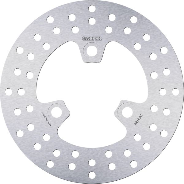 Set Dischi Freno Galfer 2X DF878V Round Anteriori Rigidi 180X4Mm Per Kymco Mxu Irs Dx I 4WD Wide R S Maxxer Kxr Sport Lc 250 - 500 Ccm-image