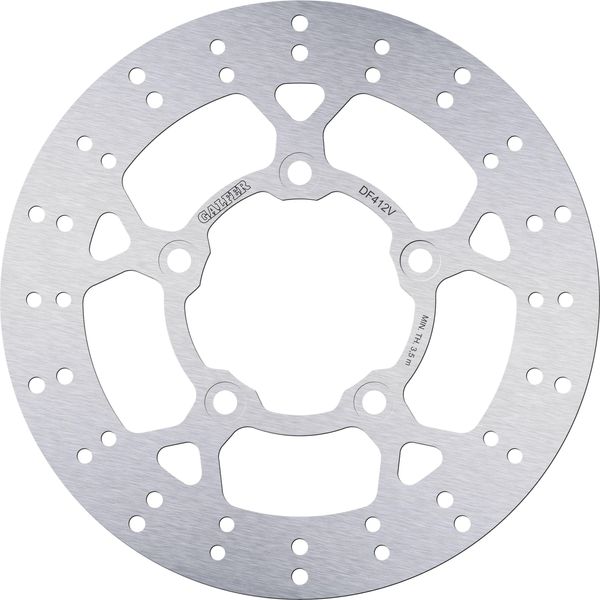Disco Freno Galfer DF412V Round Rigido Anteriore 260X4Mm (2 Necessari) Per Kymco People S I 250 / 300 Ccm-image