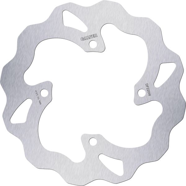 Disco Freno Galfer DF220W Wave® Rigido Posteriore 250X6Mm Per Kawasaki Klz Versys Z Sx E-Version Zx 14 R Zzr Abs F Performance Sport Se 750 - 1400 Ccm Anno 14 - 2024-image
