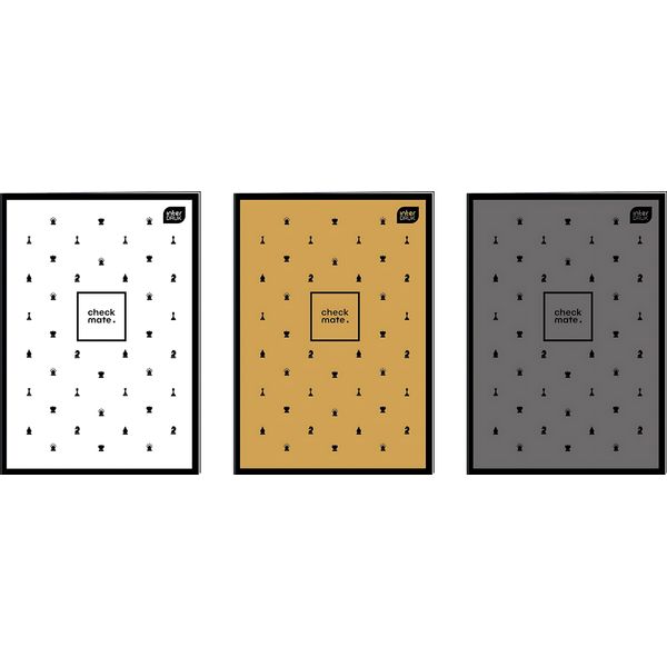 Quaderno Interdruk A4 60 Fogli 70G/M² Soft Touch Scacchi-image