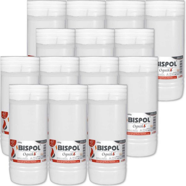 Ricariche Per Candele Di Paraffina Bispol WP6 144H 14 Pezzi.-image