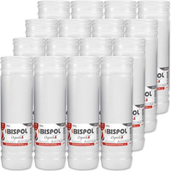Ricariche Per Candele Di Paraffina Bispol WP7N 168H 16 Pz.-image