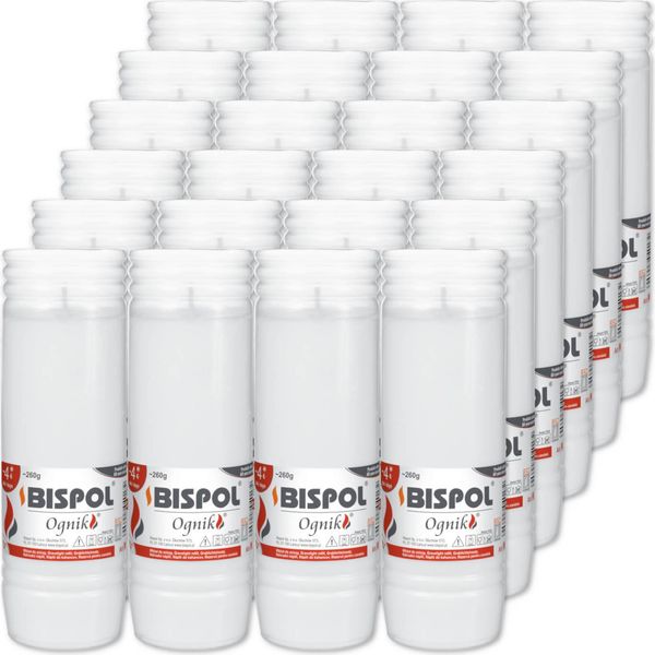 Ricariche Per Candele Di Paraffina Bispol WP4 96H 24 Pz.-image
