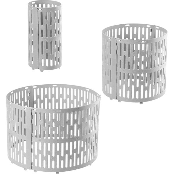 Protezione Del Tronco Kadax 20 X 33 Cm, Set Di 3, Protezione In Plastica Per Alberi, Protezione Dell'albero Contro I Morsi Della Selvaggina, Protezione Del Tronco Per Alberi Da Frutto, Copertura Di Protezione Dell'albero-image