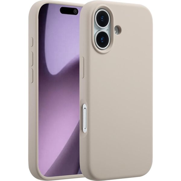 Custodia Per Iphone 17 - Silicone - Accezz Soft Case/Backcover - Beige-image