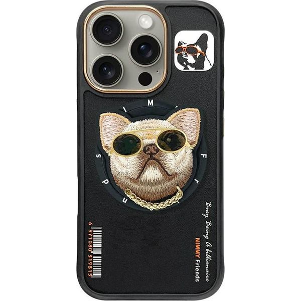 Occhiali Etui Nimmy Cool Dog Magsafe Do Iphone 16 Pro Czarny-image