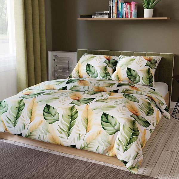 Markizeta Olive Completo Letto In Raso Di Cotone 220X200 Cm 100058/SAT/000/220200/1-image