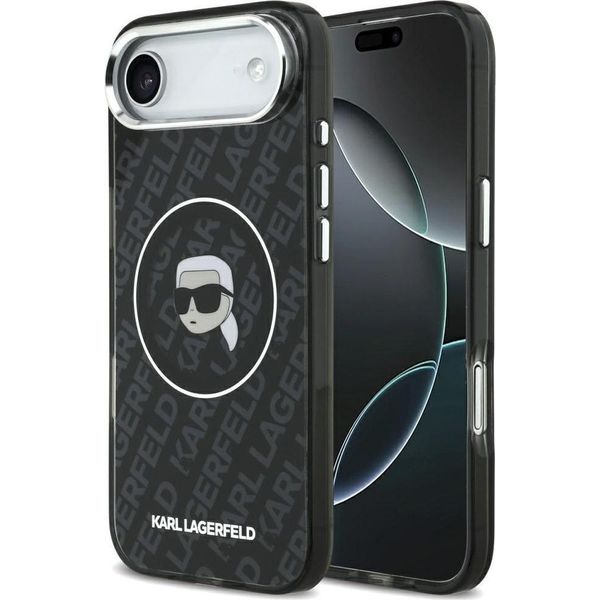 Custodia Karl Lagerfeld Iml Karl Head Logo Magsafe Na Iphone 17 Air - Czarne-image