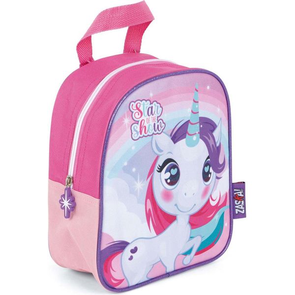 Zaska Unicorn 24X20X10 Cm Zaino Rosa Rosa One Size-image