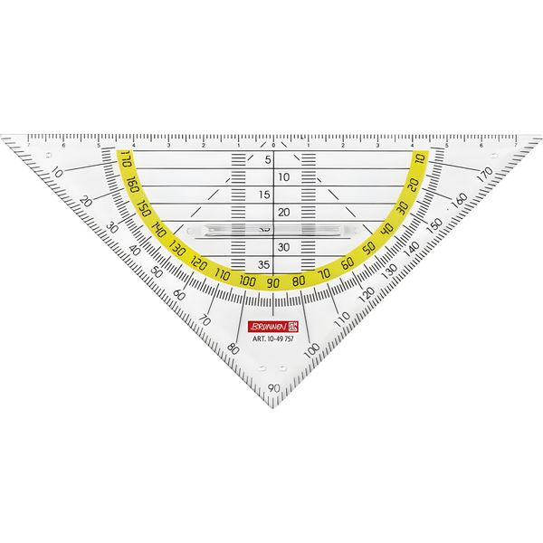 Brunnen 1049757 Triangolo Geometrico 16 Cm Cristallo Trasparente-image