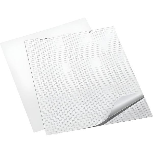 Q-Connect® KF01982 Flipchart-Block, 68 X 99 Cm, Blanko, 20 Blatt-image