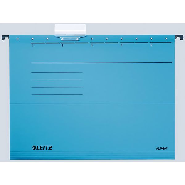 Leitz 1985-00-35 1985 Cartella Sospesa Alpha® - Cartone Pendarec, Blu-image