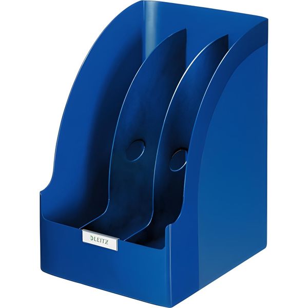 Leitz 5239-00-35 Cartella Per Riviste Plus Jumbo Din A4 In Polistirolo Blu-image