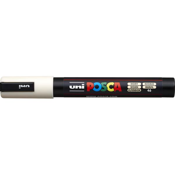 Uni-Ball Pigmentmarker Posca PC-5M, Elfenbein-image