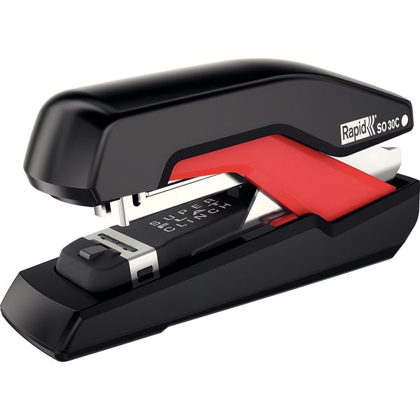 Rapid 5000550 Cucitrice Supreme SO30C - Metallo, 30 Fogli, Nero/Rosso-image