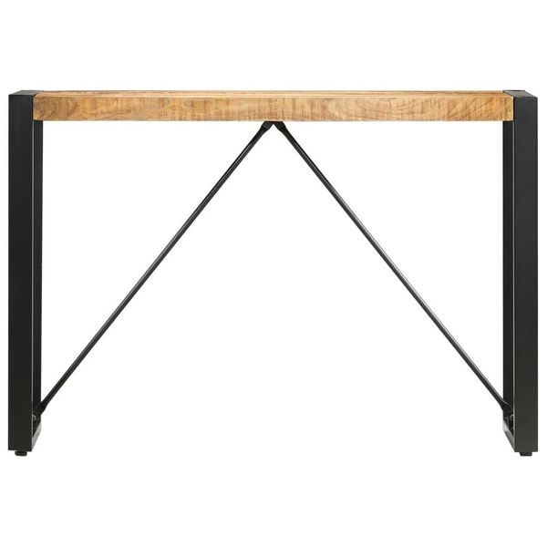Vidaxl Tavolo Consolle 110×35×76 Cm In Legno Massiccio Di Mango-image