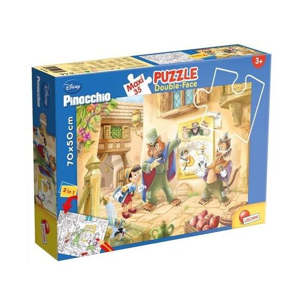 Puzzle Bifacciale Maxi 35 Pinocchio-image