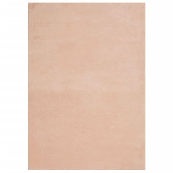 Vidaxl Tappeto Huarte A Pelo Corto Morbido E Lavabile Rosa Pallido 140X200 Cm-image