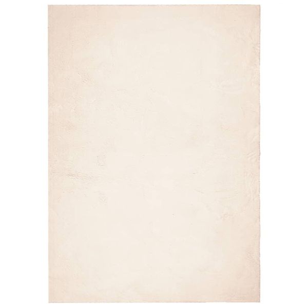 Tappeto Huarte A Pelo Corto Morbido E Lavabile Beige 160X230 Cm-image