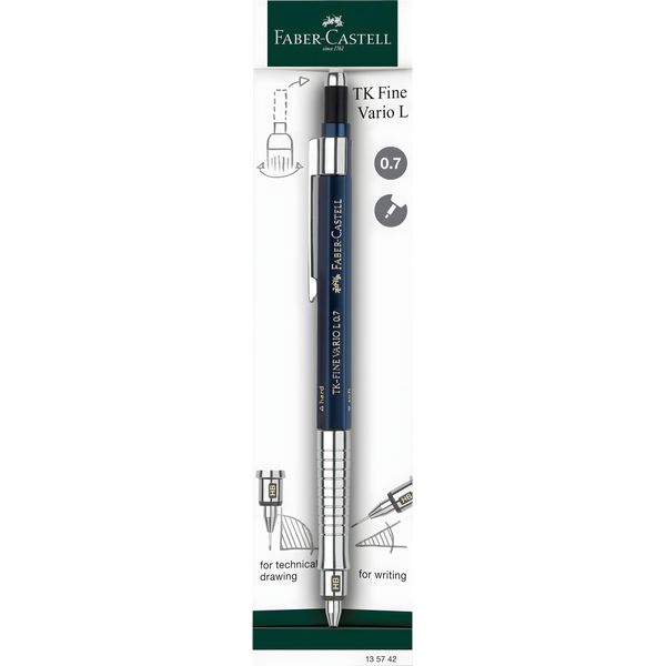 Matita Meccanica Faber-Castell Tk-Fine Vario L Indigo 0,7 Mm-image