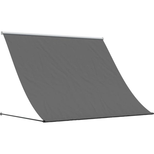 Vidaxl Tenda Retrattile Antracite 250X150 Cm In Tessuto E Acciaio-image