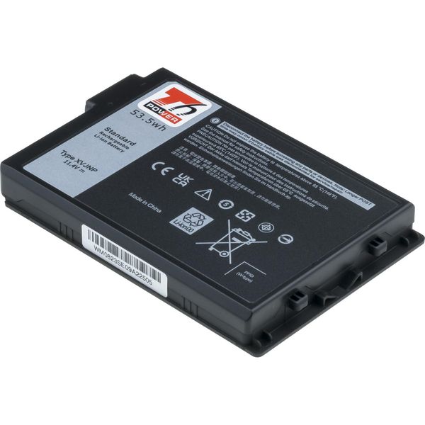 Batteria T6 Power Per Dell Latitude 7330 Rugged Extreme, Li-Ion, 11,4 V, 4690 Mah (53,5 Wh), Nero-image