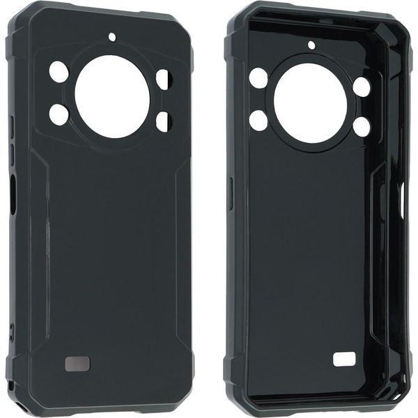 Caseroxx Cover Protettiva In Tpu Compatibile Con Cubot Kingkong 11, Custodia Per Cellulare In Gomma Nera-image