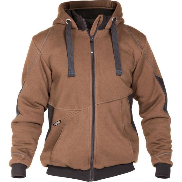 Dassy® Pulse Giacca In Felpa Lehmbraun/Anthrazitgrau Taglia 3XL Lunghezza: Standard-image