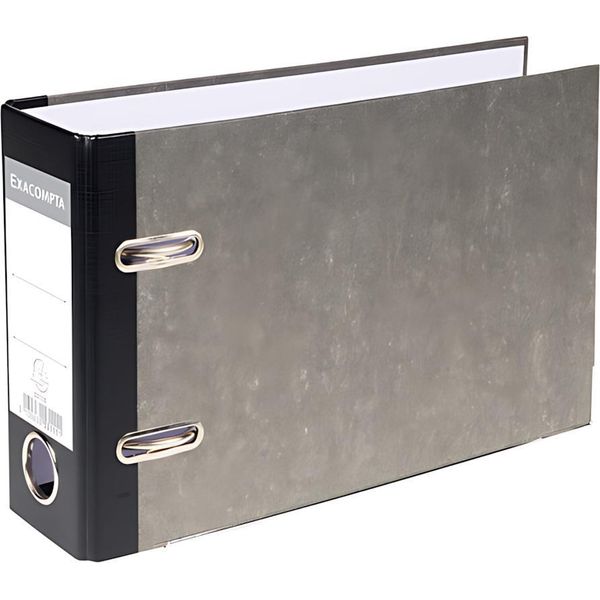 Exacompta 53111E Cartella Exacompta Cloud Marble, A5 Orizzontale, 70 Mm, Grigio-image