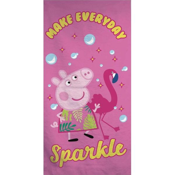 Peppa Pig Badetuch Sparkle 70 X 140 Cm Baumwolle-image