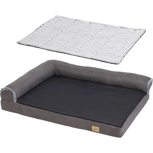 Cuccia Per Cani, Sfoderabile, Rivestimento Interno Impermeabile, Grigio, Xl-image