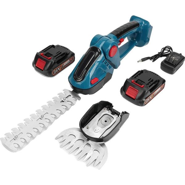Tagliasiepi A Batteria, Motore Potente, Doppia Funzionalità, Con 2 Batterie-image