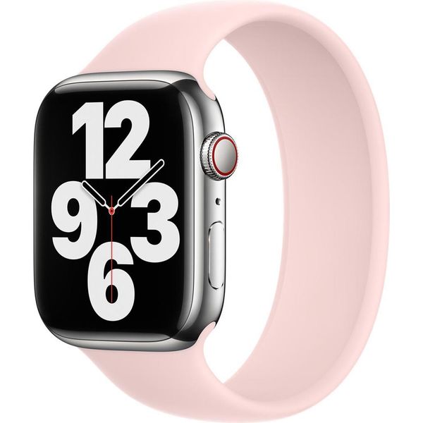 Cinturino Apple Solo In Silicone Per Apple Watch | 44/45/46/49 Mm - Taglia 3 - Rosa Gesso-image