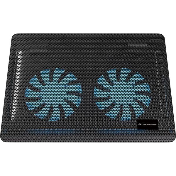 Conceptronic CNBCOOLPAD2F Conceptronic Pad Di Raffreddamento A 2 Ventole (15,6") 1000RPM Max.3Kg Sw"-image