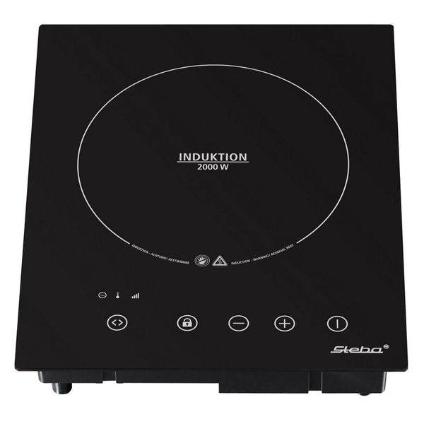Steba Ik 60 E - Nero - Piano Di Lavoro - Piano A Induzione A Zone - Vetro - 1 Zona(E) - Touch-image