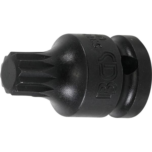 Bgs Kraft Bit Presa Quadra 12,5 Mm (1/2") Interno Multidente (Per Xzn) M14 - 5381-M14"-image