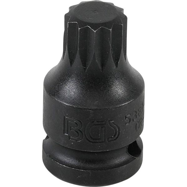 Bgs Kraft Bit Presa Quadra 12,5 Mm (1/2") Interno Multidente (Per Xzn) M16 - 5381-M16"-image