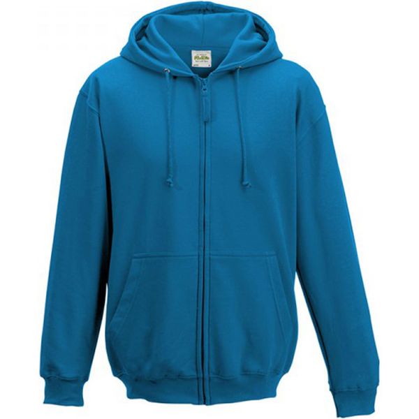 Awdis Giacca Con Cappuccio / Pullover Con Cappuccio / Felpa Con Cappuccio Con Zip RW180 (L) (Blu Zaffiro)-image