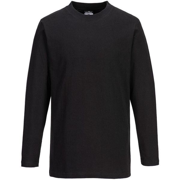 Portwest - Maglietta A Maniche Lunghe Da Uomo PW325 (Xl) (Nero)-image